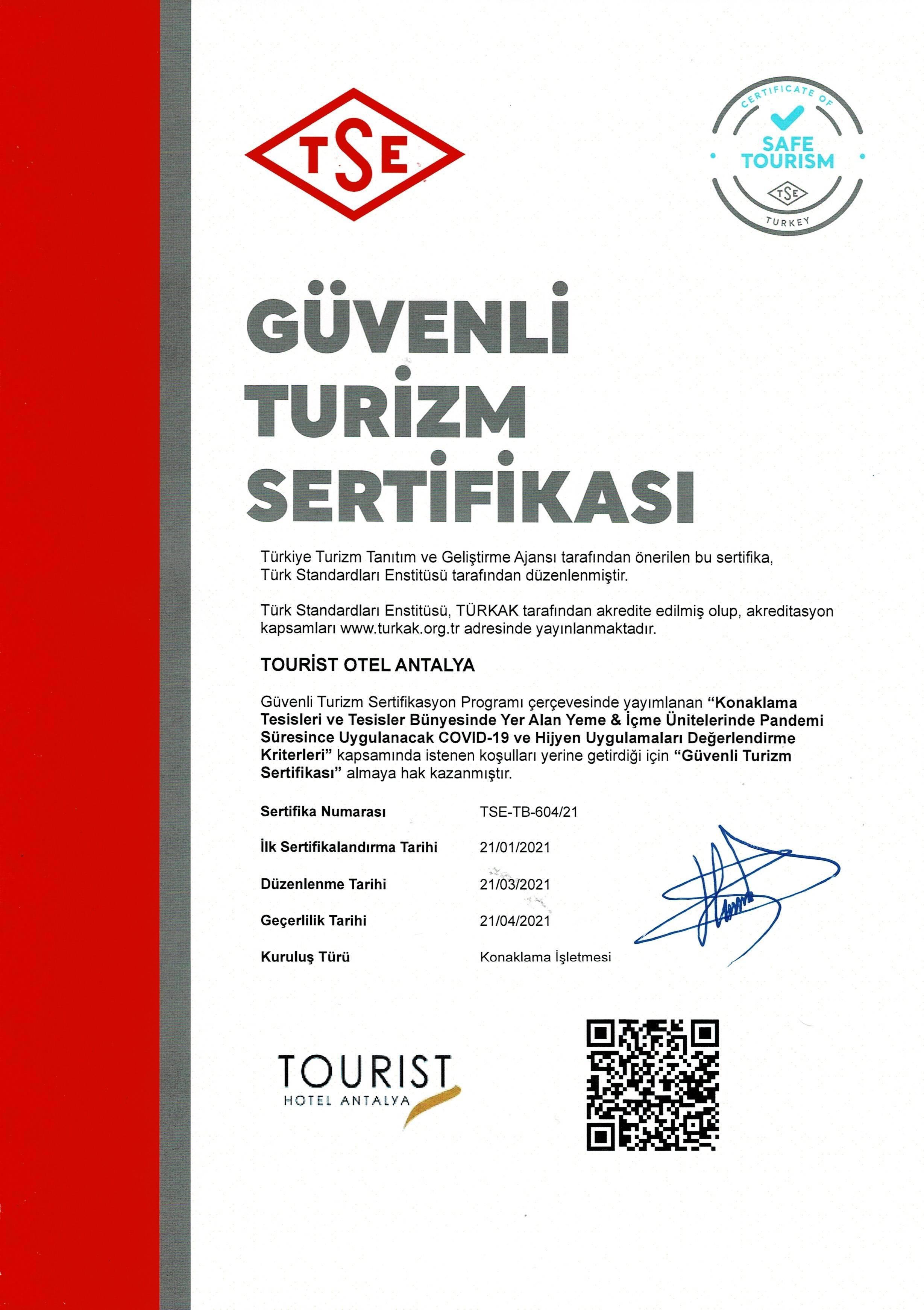 Tourist Hotel Antalya Luaran gambar